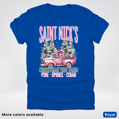 Saint Nick's Christmas Tree Farm - T-Shirt