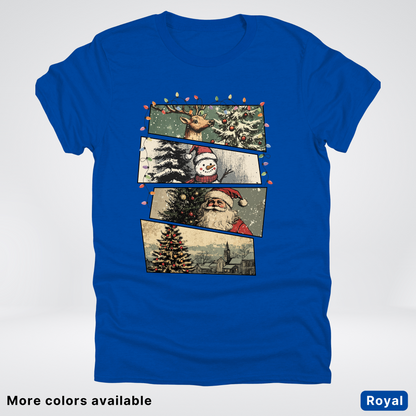 Retro Holiday Collage - T-Shirt