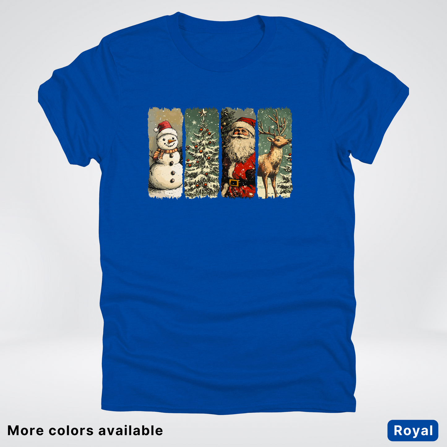 Classic Christmas Strip Art - T-Shirt
