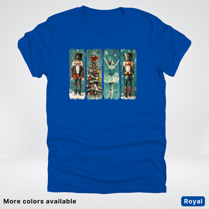 Vintage Nutcracker Ballet Panel - T-Shirt