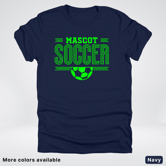 Custom Mascot – Green Design 21 - Soccer T-Shirt