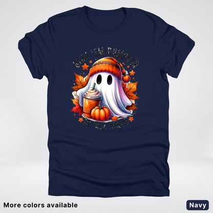 Give Em Pumpkin Ghost To Talk About - T-Shirt
