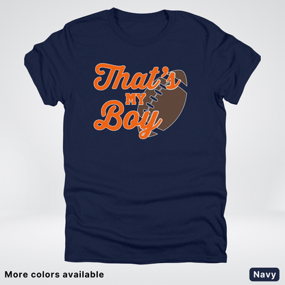 That's My Boy - Orange Design - Football - T-Shirt
