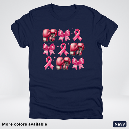 Boxing Coquette Pink Ribbon Pink Out - T-Shirt