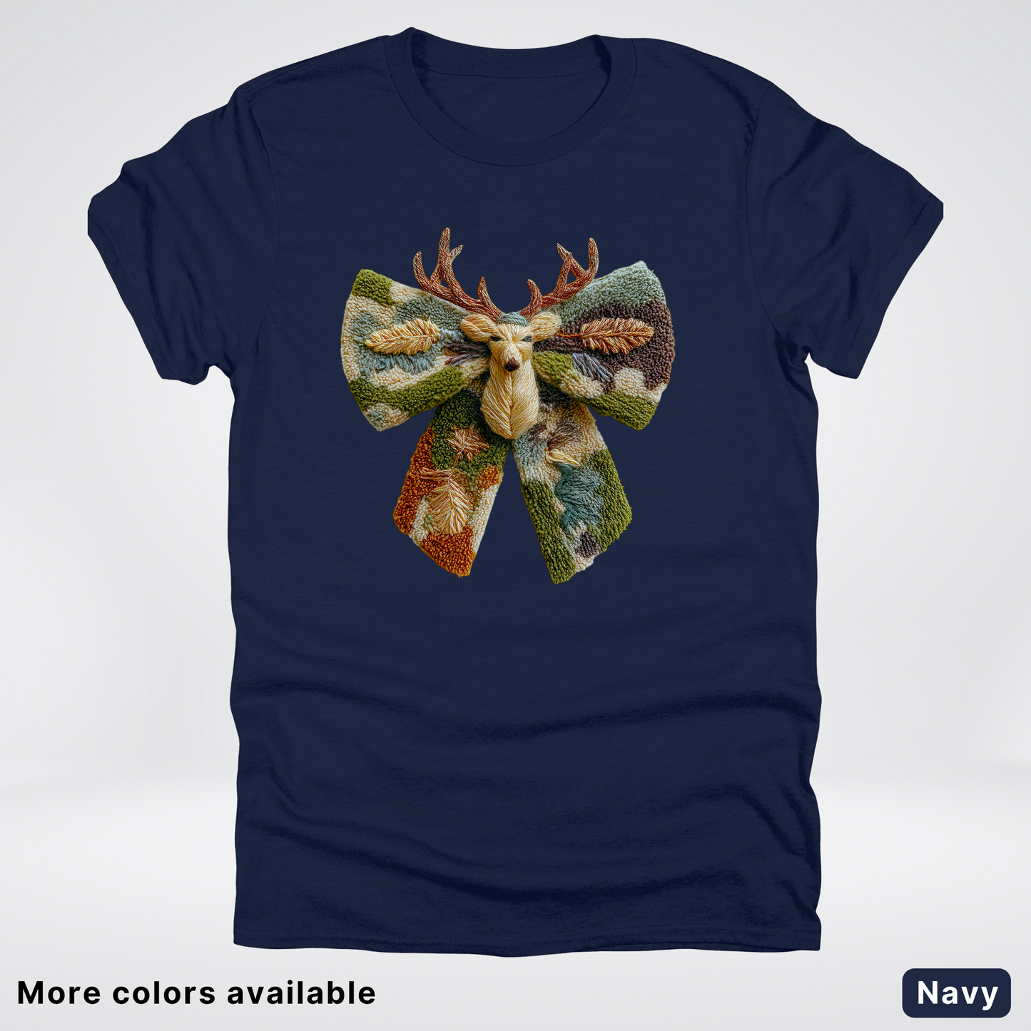 Neutral Woodland Bow Hook Yard Faux - T-Shirt