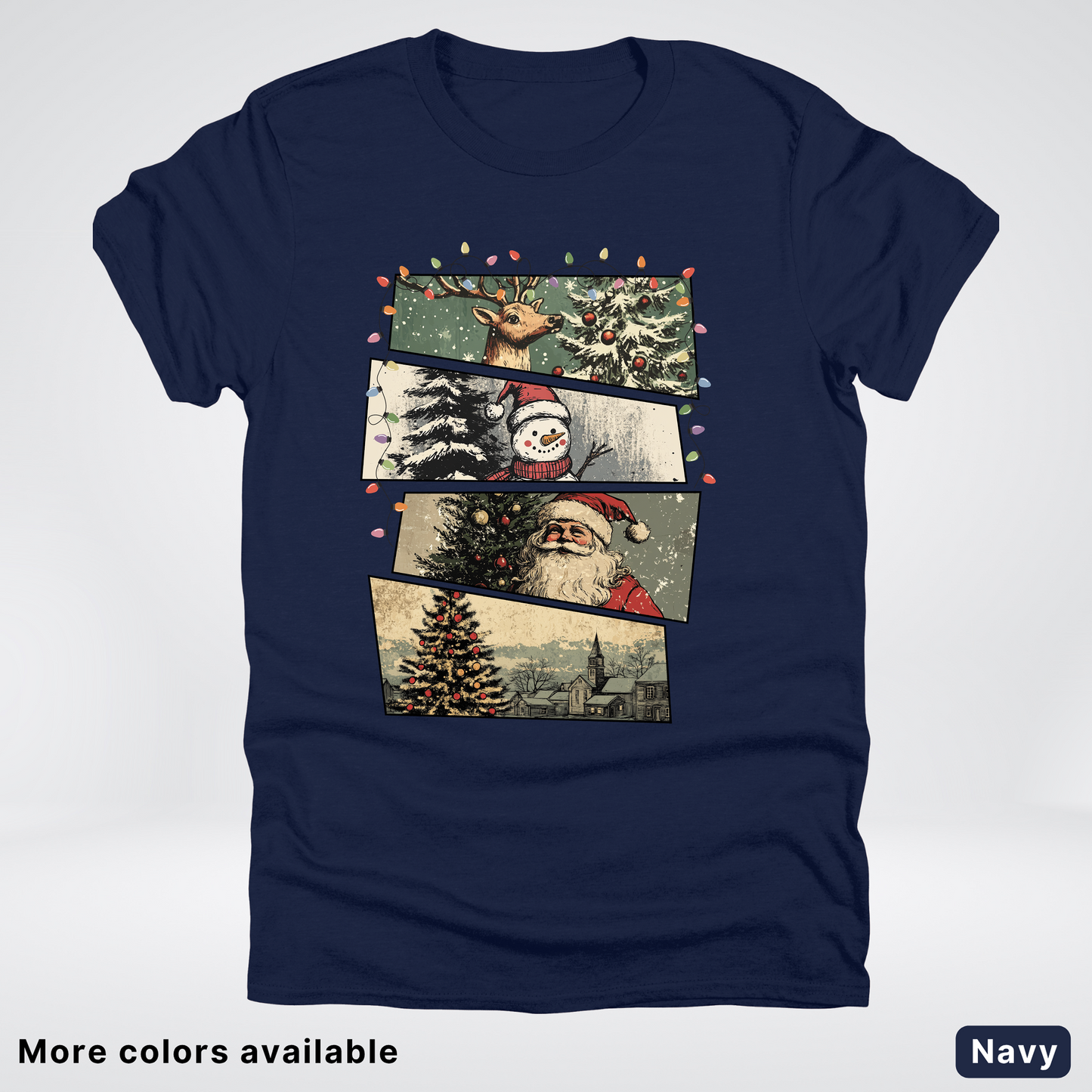 Retro Holiday Collage - T-Shirt