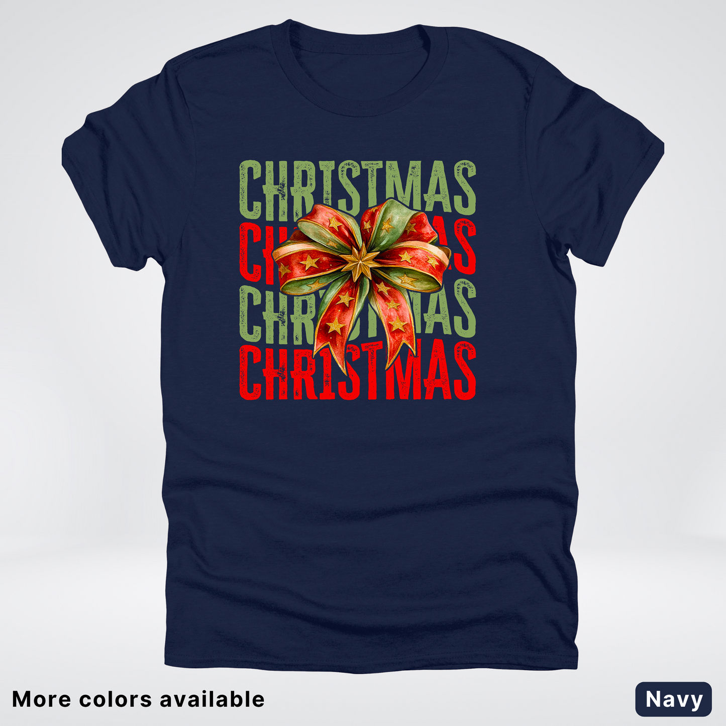 Christmas Star Bow - T-Shirt