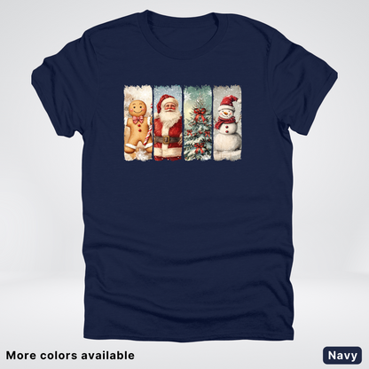 Vintage Christmas Quartet - T-Shirt
