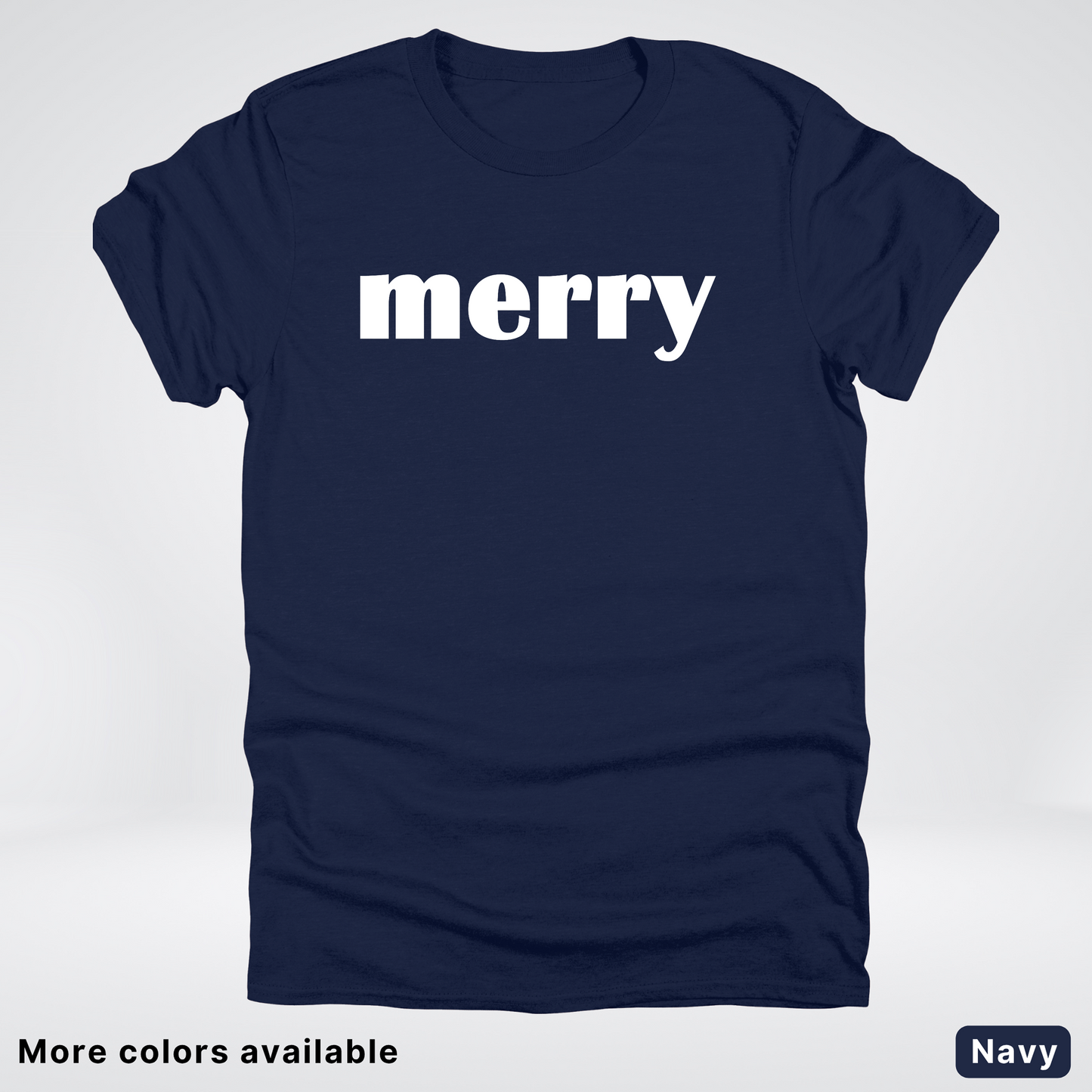 Merry - White Design - T-Shirt