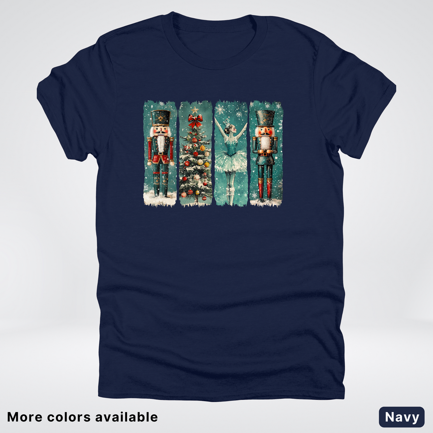Vintage Nutcracker Ballet Panel - T-Shirt