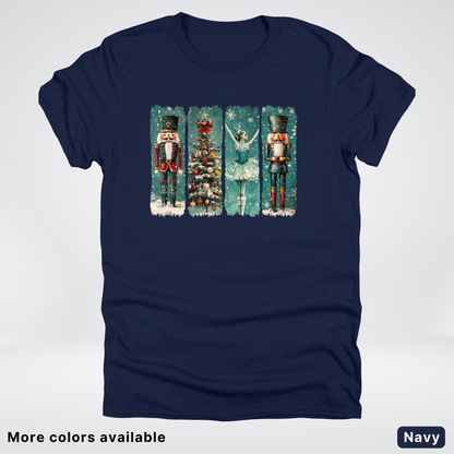 Vintage Nutcracker Ballet Panel - T-Shirt