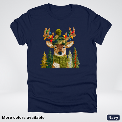 Ornament Antler Reindeer Hook Yard Faux - T-Shirt