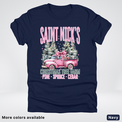 Saint Nick's Christmas Tree Farm - T-Shirt