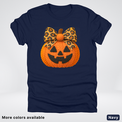 Coquette Crochet Pumpkin - T-Shirt