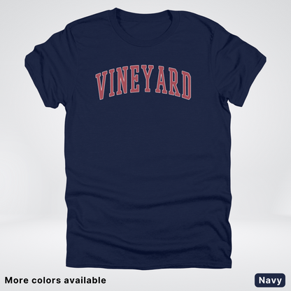 Vineyard Destination - Red Design - T-Shirt