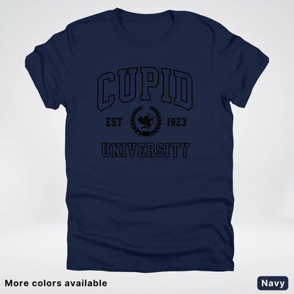 Cupid University Est 1823 - Black Design - T-Shirt