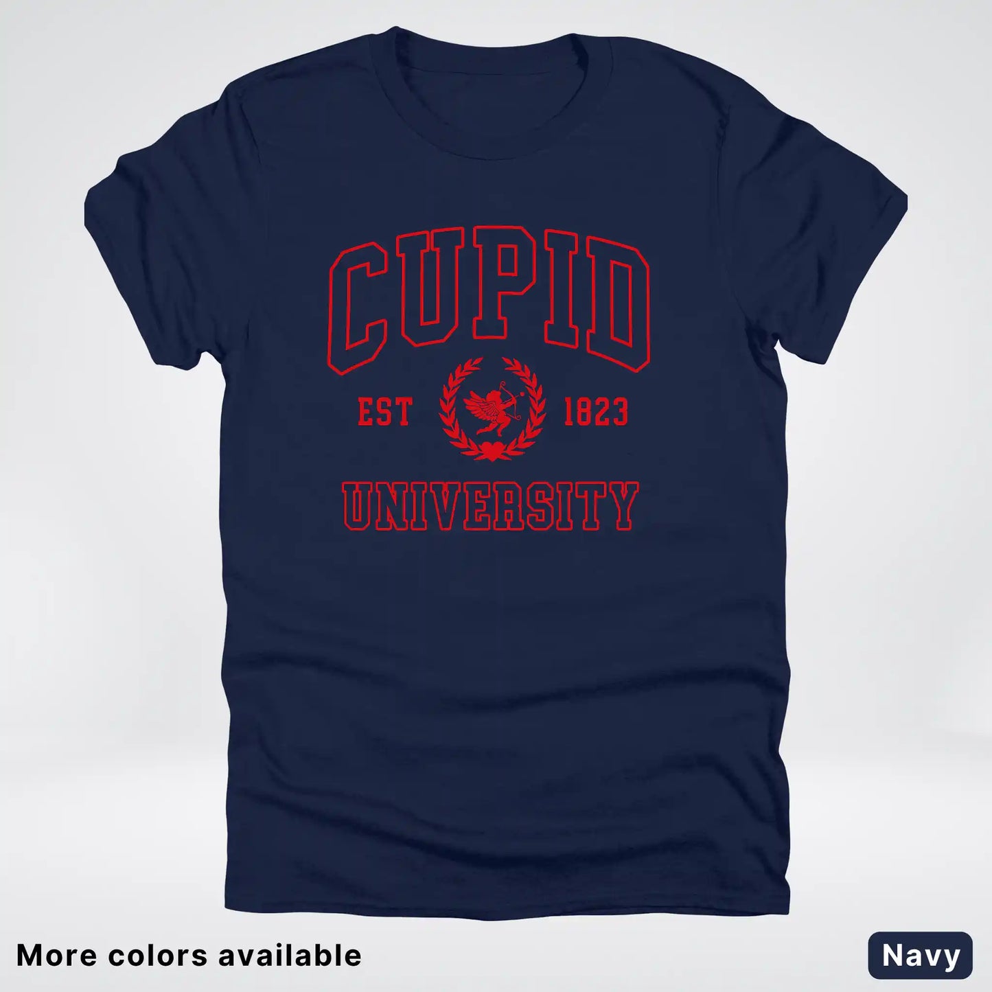 Cupid University Est 1823 - Red Design - T-Shirt