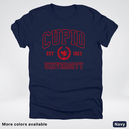 Cupid University Est 1823 - Red Design - T-Shirt