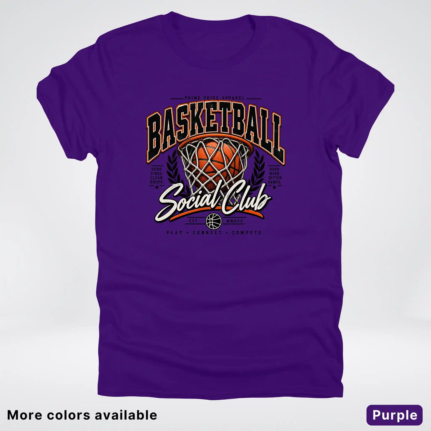 Basketball Social Club – Vintage Court T-Shirt