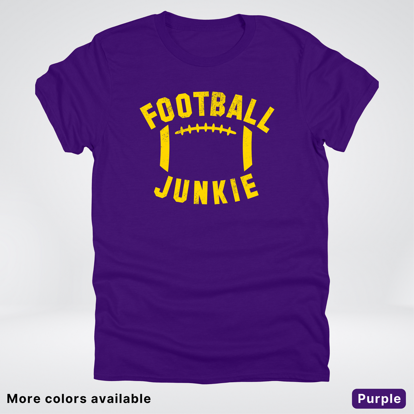 Football Junkie – Gold Design - T-Shirt