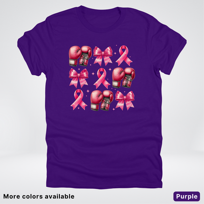 Boxing Coquette Pink Ribbon Pink Out - T-Shirt