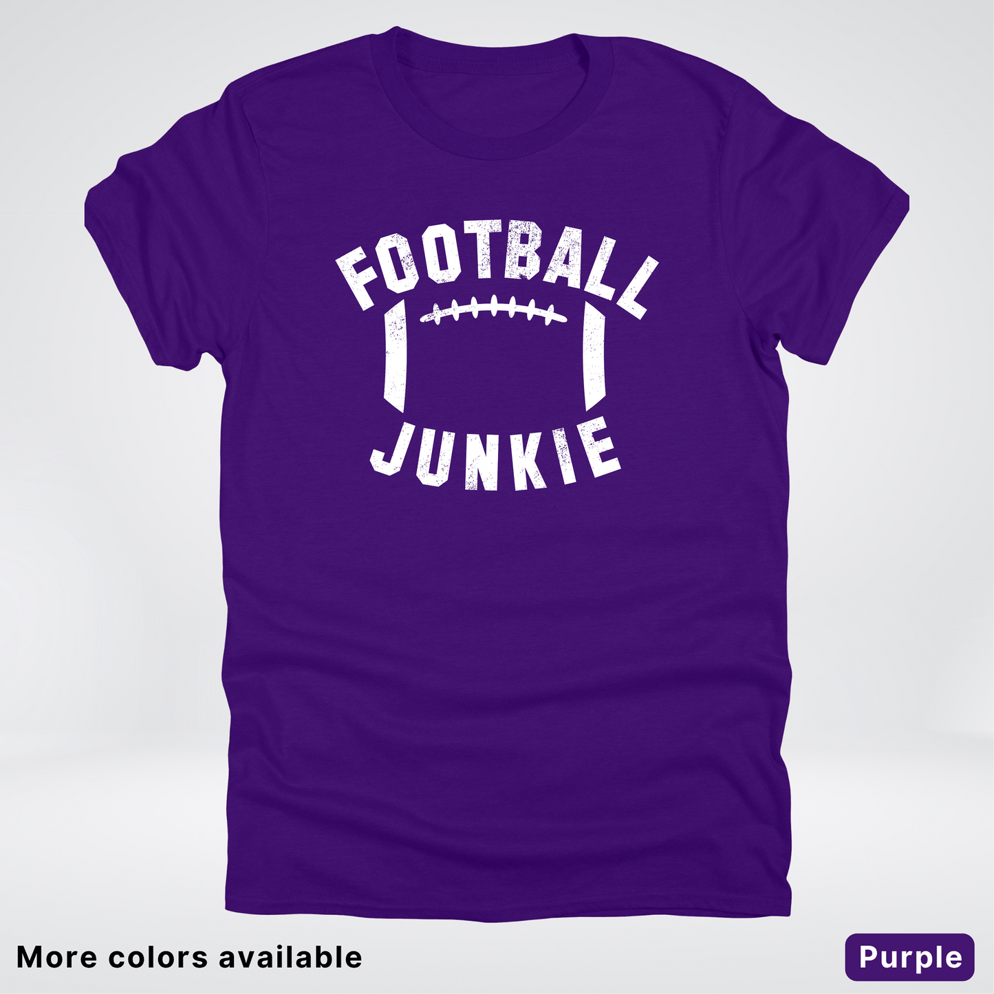 Football Junkie – White Design - T-Shirt
