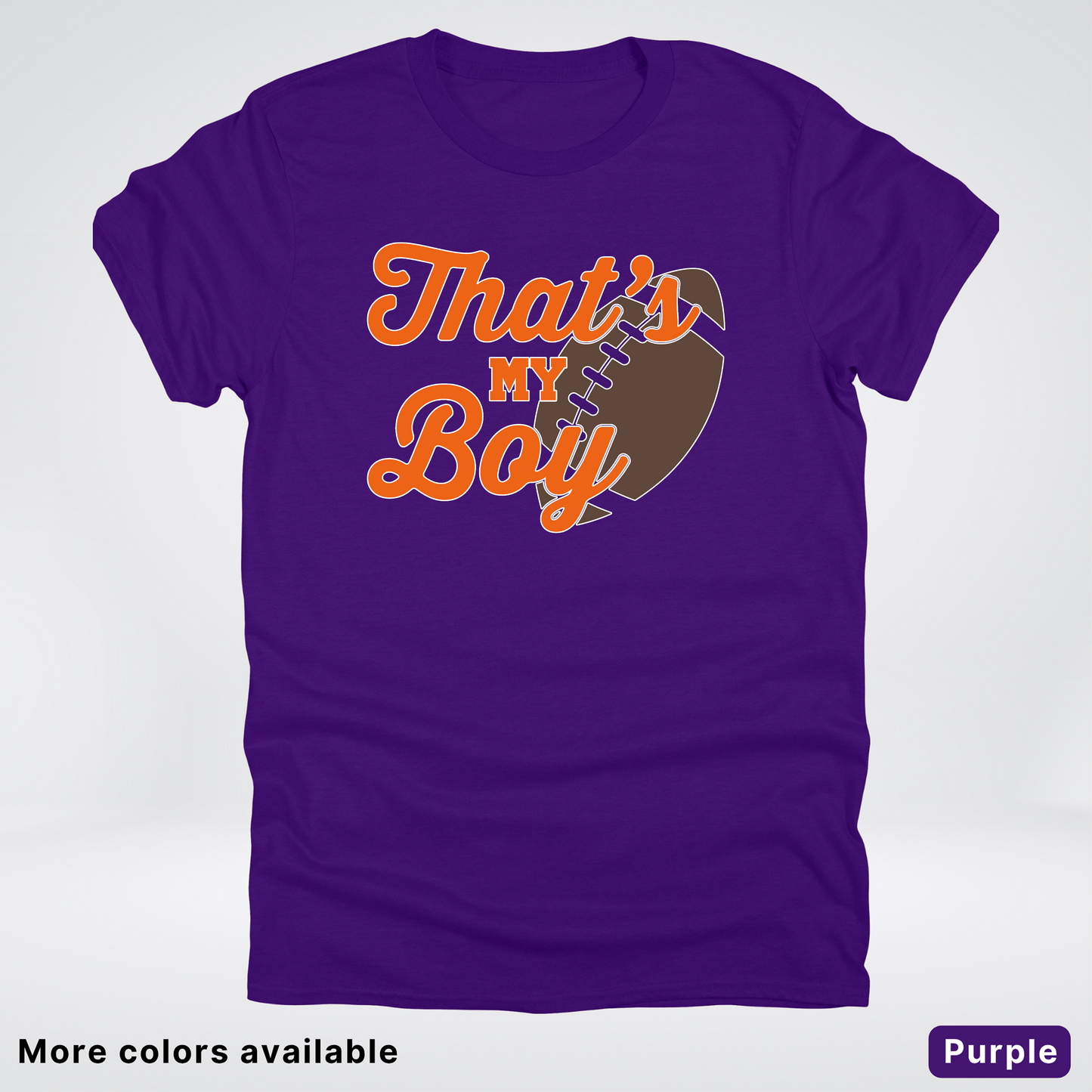 That's My Boy - Orange Design - Football - T-Shirt