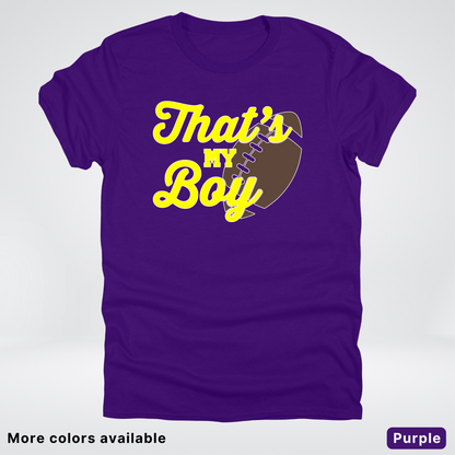 That's My Boy - Yellow Design - Football - T-Shirt