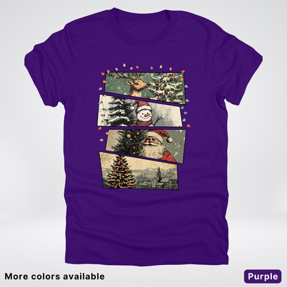 Retro Holiday Collage - T-Shirt