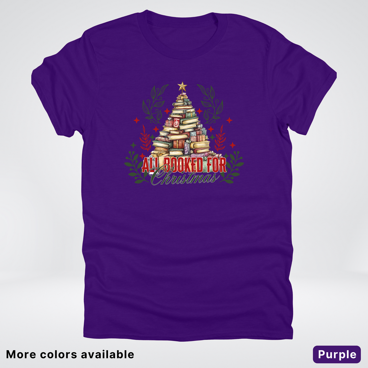 All Booked For Christmas - T-Shirt