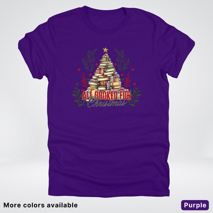 All Booked For Christmas - T-Shirt
