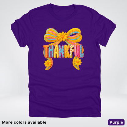 Thankful Crochet Style Fall - T-Shirt