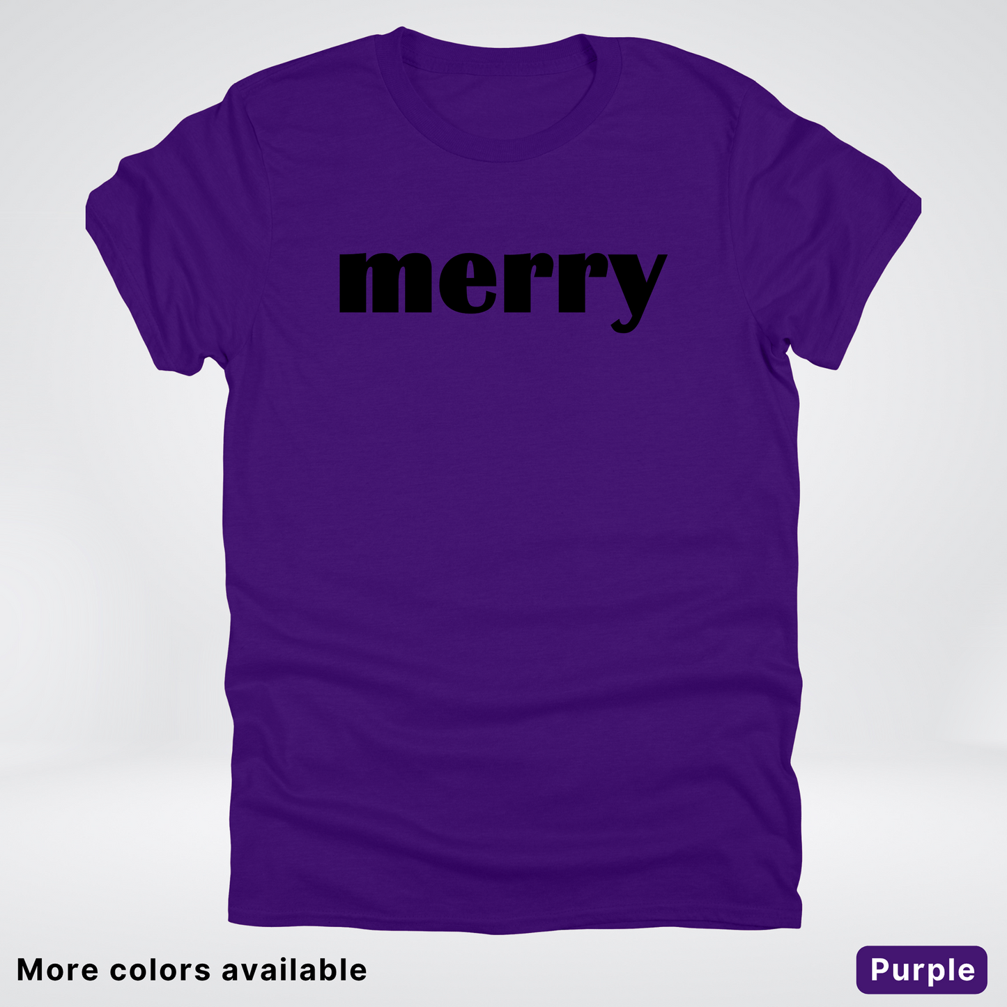 Merry - Black Design - T-Shirt