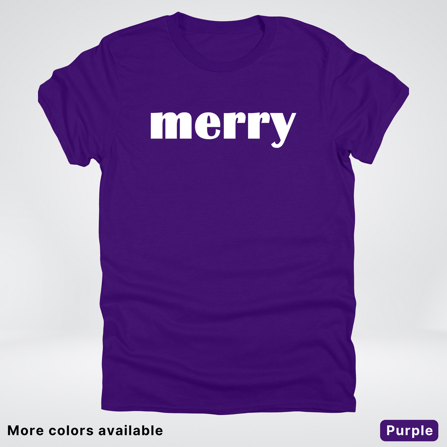Merry - White Design - T-Shirt