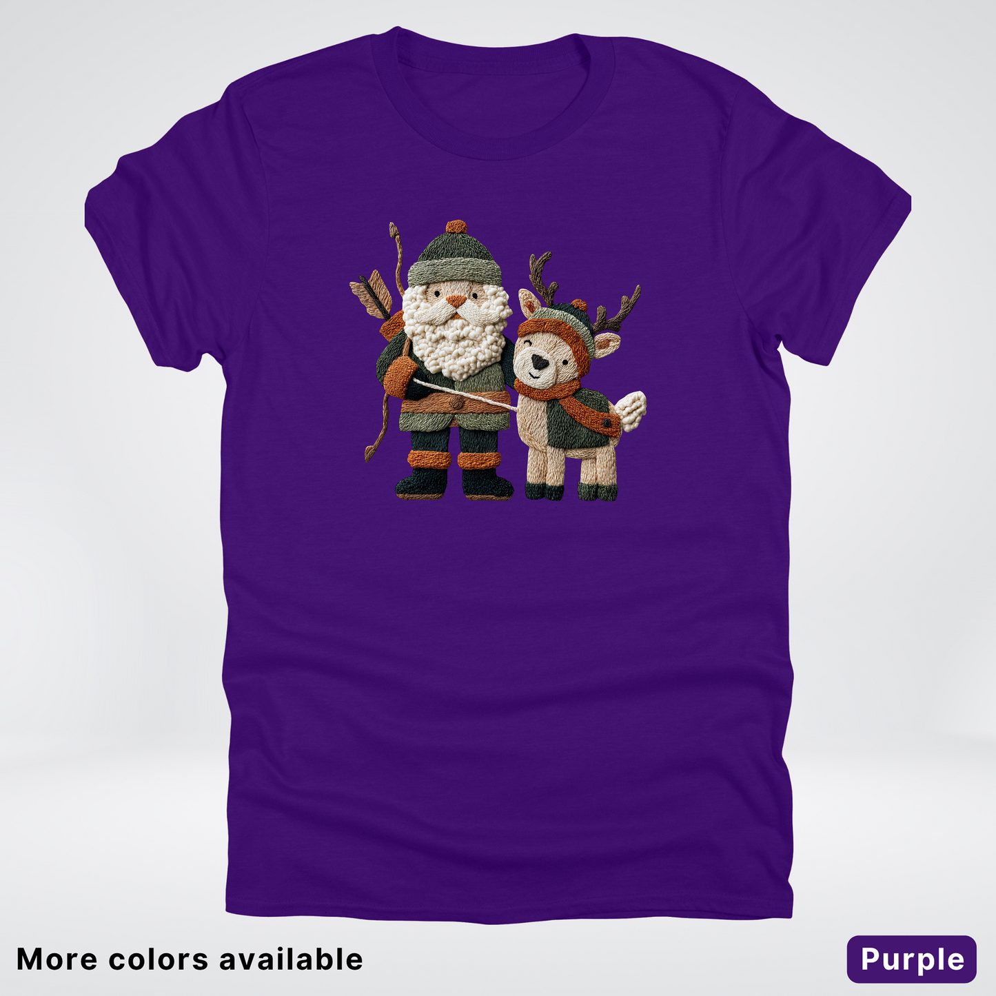 Hook Yard Faux Woodland Christmas Duo - T-Shirt