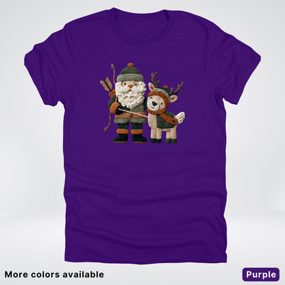 Hook Yard Faux Woodland Christmas Duo - T-Shirt