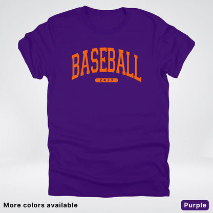 Baseball 24/7 – Orange Design - T-Shirt