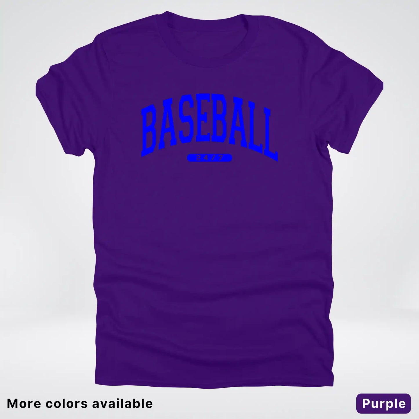 Baseball 24/7 – Blue Design - T-Shirt