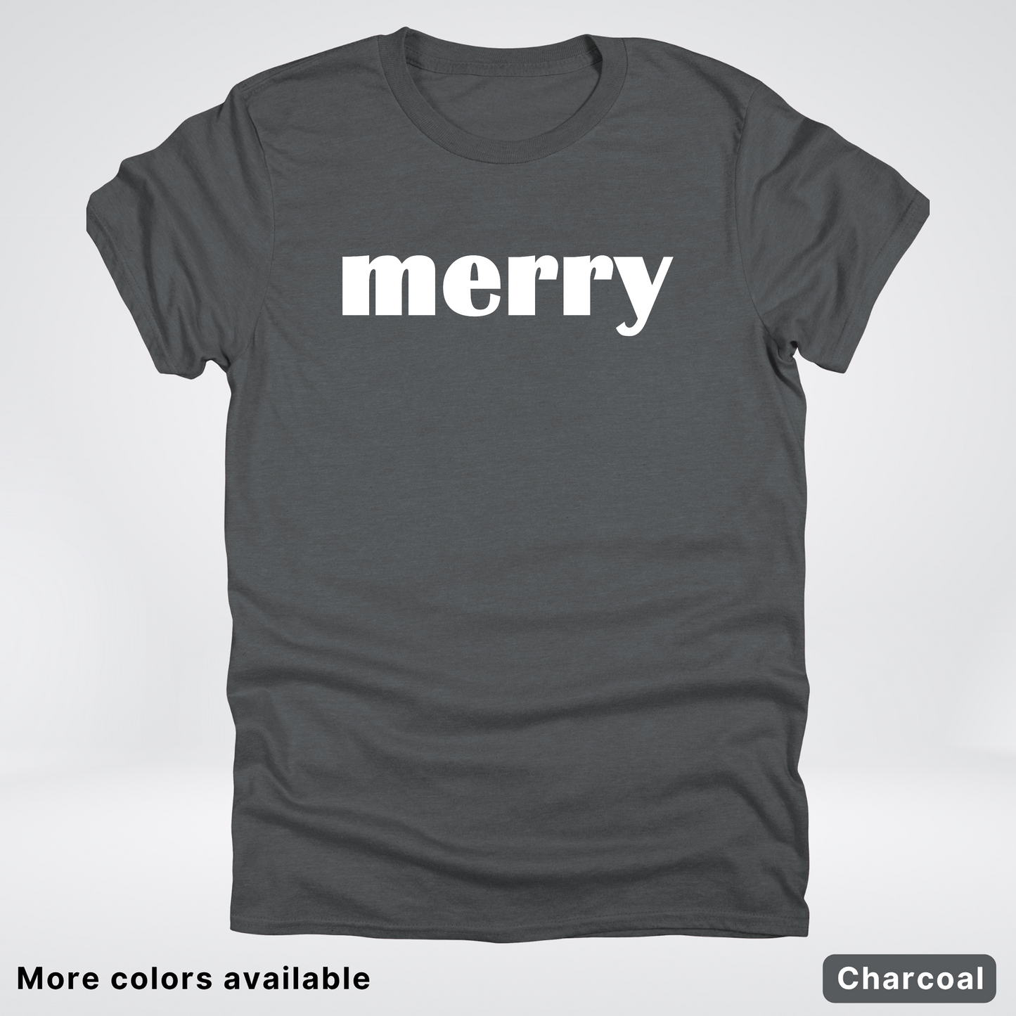 Merry - White Design - T-Shirt