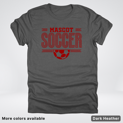 Custom Mascot – Maroon Design 24 - Soccer T-Shirt