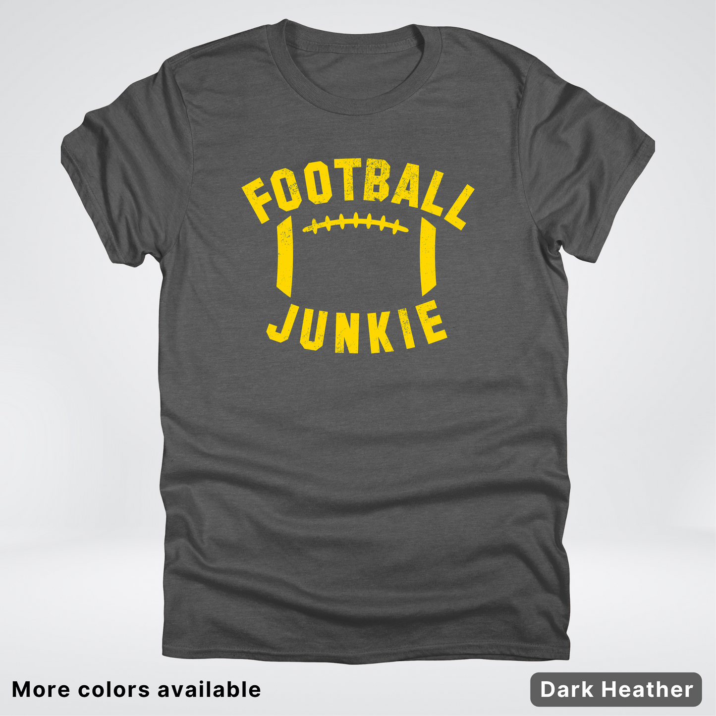 Football Junkie – Gold Design - T-Shirt