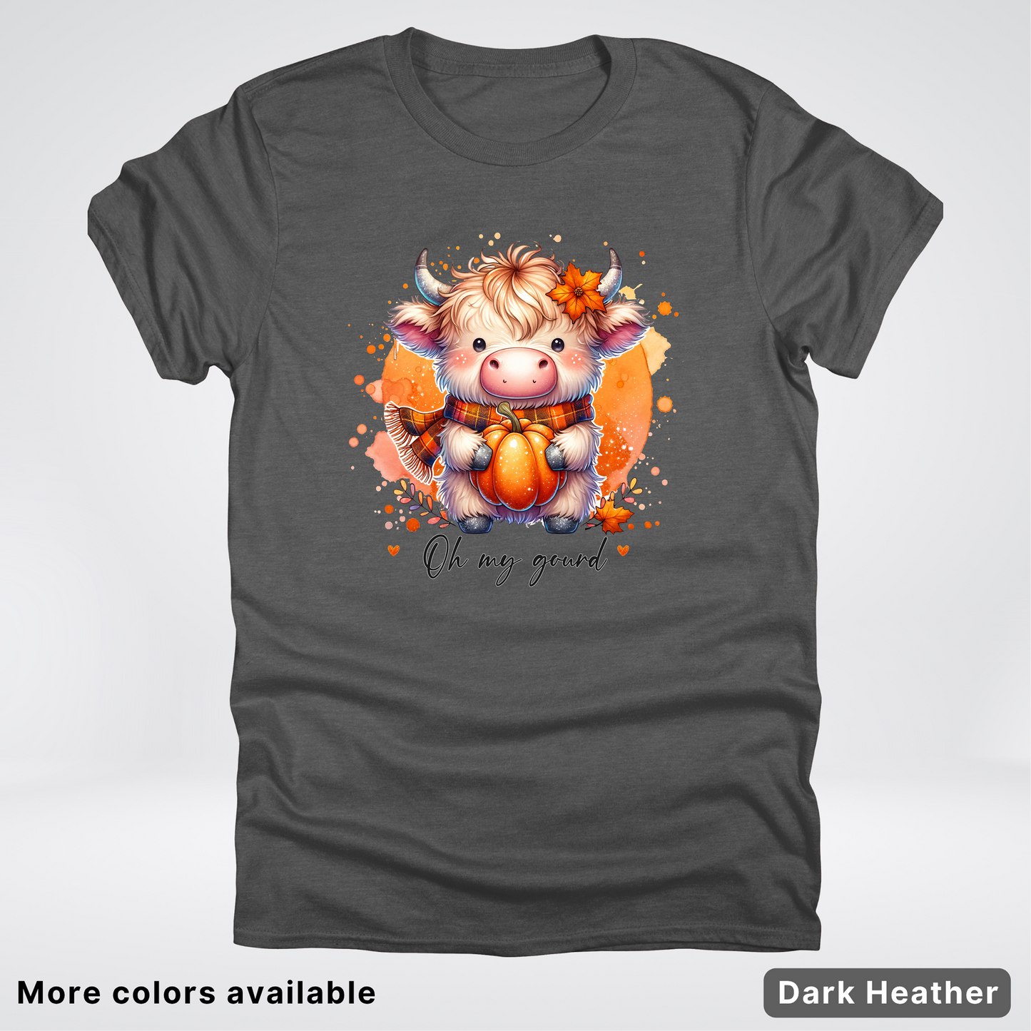 Oh My Gourd Small Cow Calf Pumpkin - T-Shirt