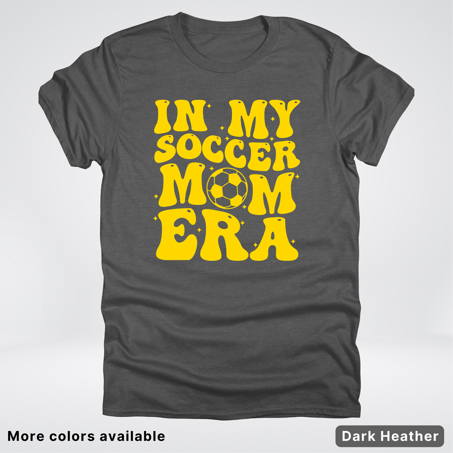In My Soccer Mom Era – Gold Design - T-Shirt