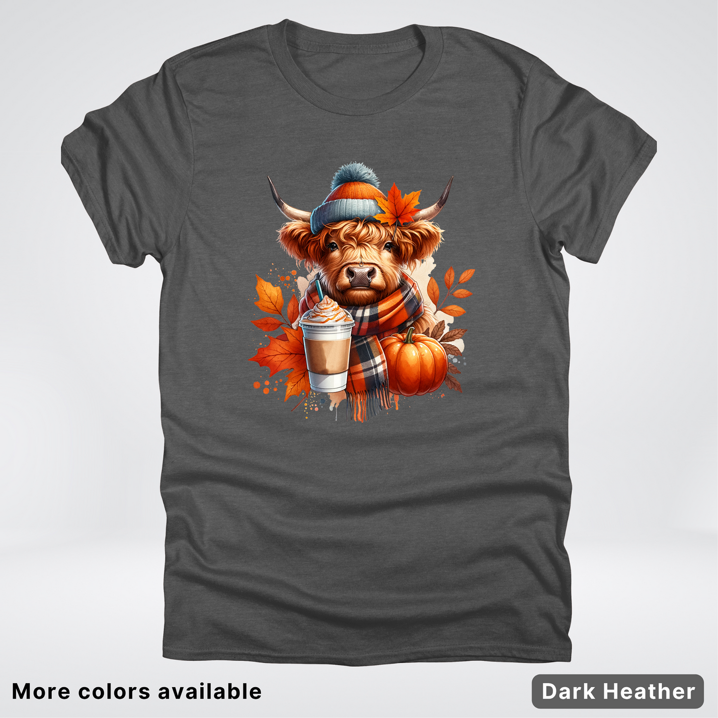 Fall Cow Cold Brew Coffee Pumpkin - T-Shirt