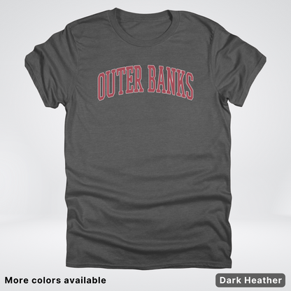Outer Banks Destination - Red Design - T-Shirt