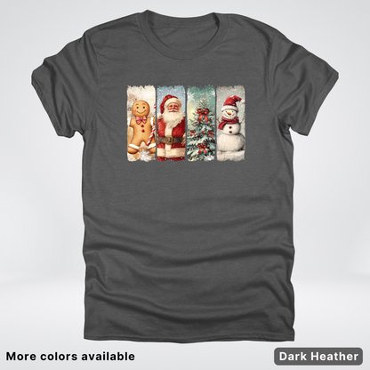 Vintage Christmas Quartet - T-Shirt