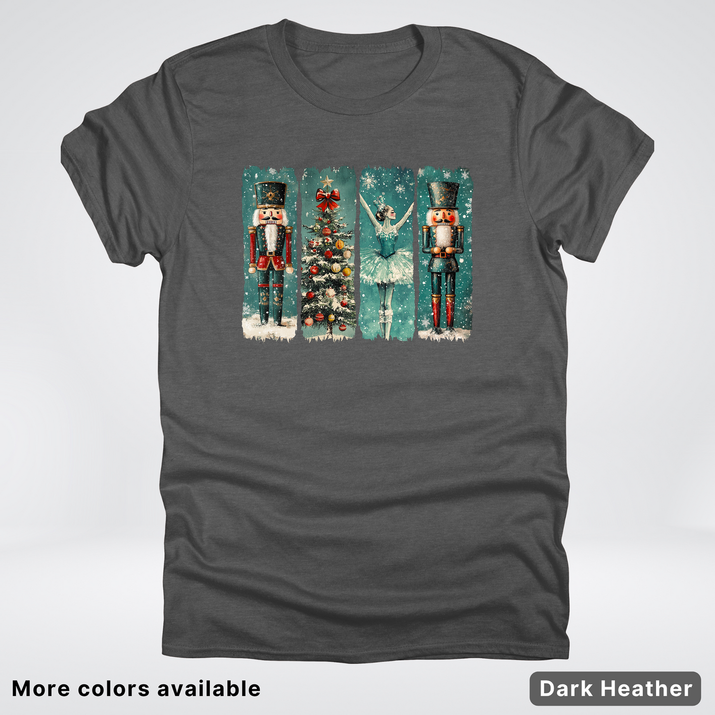 Vintage Nutcracker Ballet Panel - T-Shirt