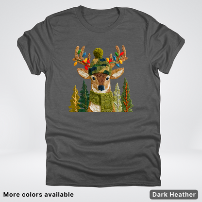 Ornament Antler Reindeer Hook Yard Faux - T-Shirt