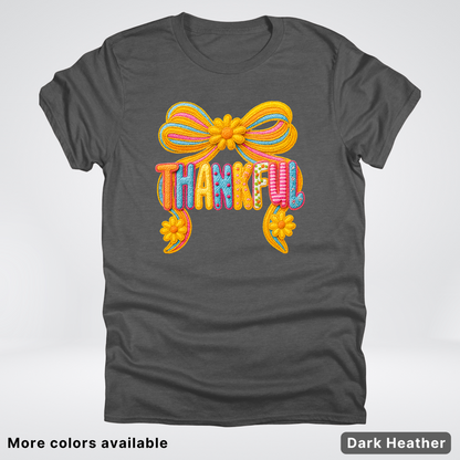 Thankful Crochet Style Fall - T-Shirt