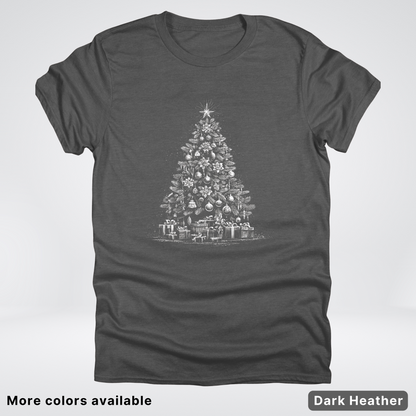 Classic Christmas Tree with Gifts - T-Shirt